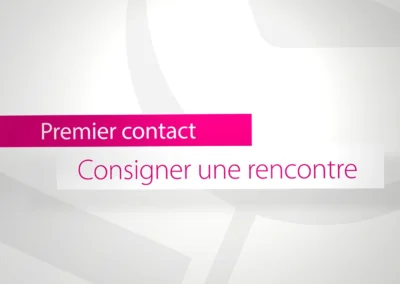 Consigner une rencontre