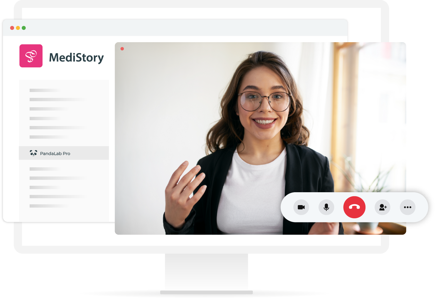 Agenda DoctoDispo sur un iMac