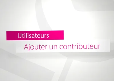 Ajouter un contributeur
