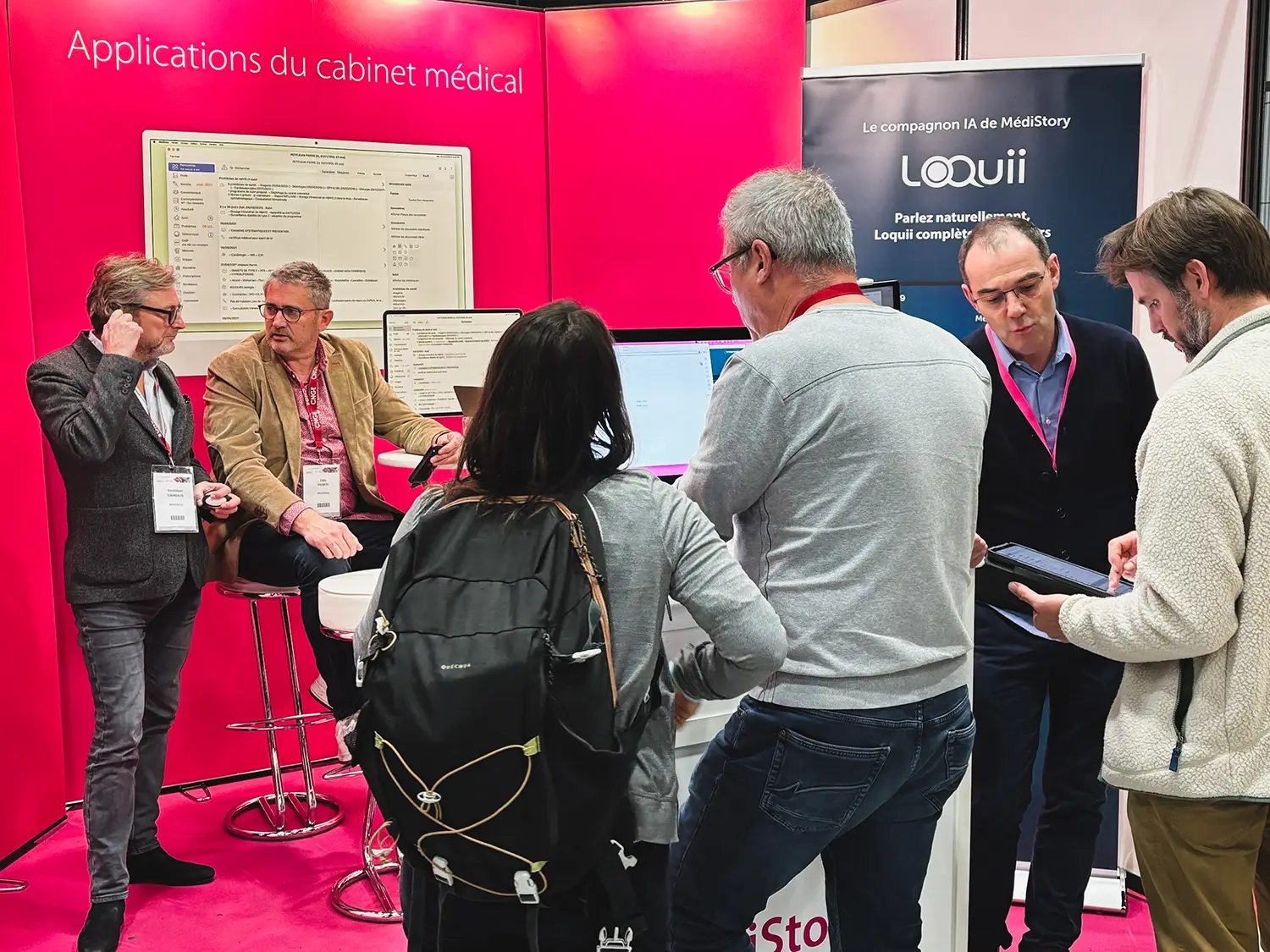 Experts MediStory sur le Stand du CNGE à Strasbourg
